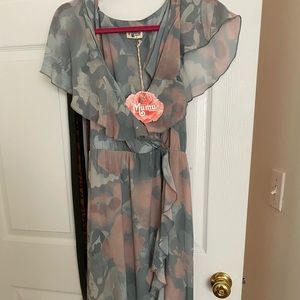 Show Me Your Mumu Jess Ruffle Midi Dress